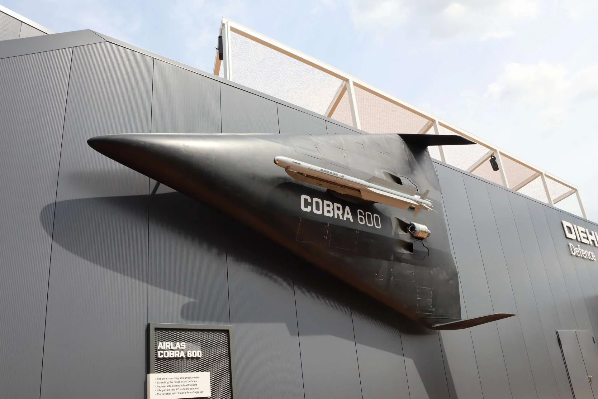 Germany Unveils Cobra 600 Drone Capable of Launching IRIS-T Missiles at Ranges Up to 400 Kilometers