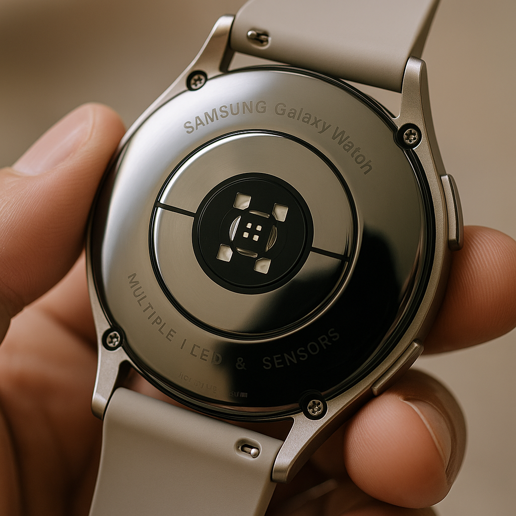 Samsung Galaxy Watch health monitoring sensors